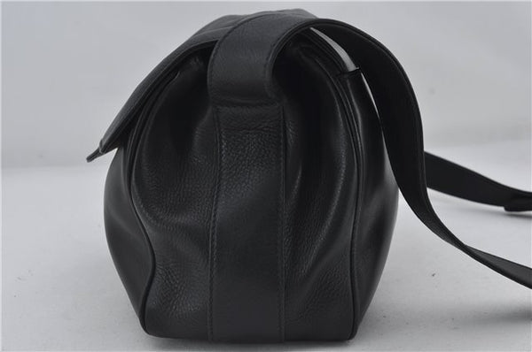 Authentic GUCCI Vintage Shoulder Cross Body Bag Purse Leather Black Junk 2858E