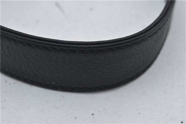 Authentic GUCCI Vintage Shoulder Cross Body Bag Purse Leather Black Junk 2858E