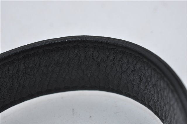 Authentic GUCCI Vintage Shoulder Cross Body Bag Purse Leather Black Junk 2858E