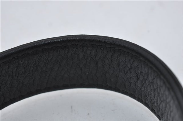 Authentic GUCCI Vintage Shoulder Cross Body Bag Purse Leather Black Junk 2858E