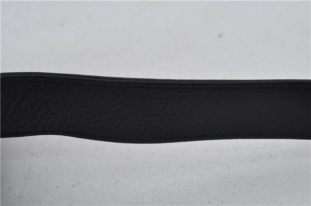 Authentic GUCCI Vintage Shoulder Cross Body Bag Purse Leather Black Junk 2858E