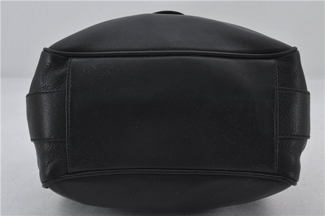 Authentic GUCCI Vintage Shoulder Cross Body Bag Purse Leather Black Junk 2858E