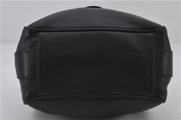 Authentic GUCCI Vintage Shoulder Cross Body Bag Purse Leather Black Junk 2858E