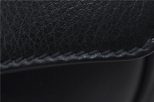 Authentic GUCCI Vintage Shoulder Cross Body Bag Purse Leather Black Junk 2858E