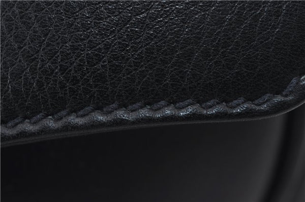 Authentic GUCCI Vintage Shoulder Cross Body Bag Purse Leather Black Junk 2858E