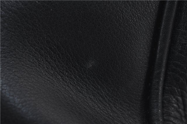 Authentic GUCCI Vintage Shoulder Cross Body Bag Purse Leather Black Junk 2858E