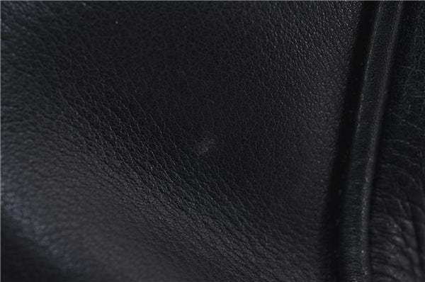 Authentic GUCCI Vintage Shoulder Cross Body Bag Purse Leather Black Junk 2858E