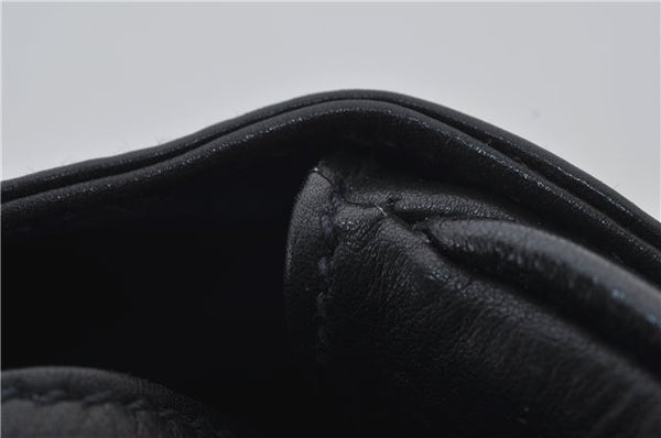 Authentic GUCCI Vintage Shoulder Cross Body Bag Purse Leather Black Junk 2858E