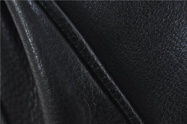 Authentic GUCCI Vintage Shoulder Cross Body Bag Purse Leather Black Junk 2858E