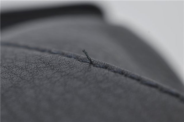 Authentic GUCCI Vintage Shoulder Cross Body Bag Purse Leather Black Junk 2858E