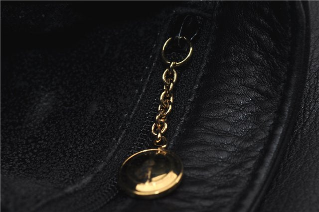 Authentic GUCCI Vintage Shoulder Cross Body Bag Purse Leather Black Junk 2858E