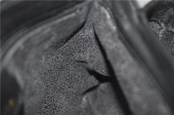 Authentic GUCCI Vintage Shoulder Cross Body Bag Purse Leather Black Junk 2858E