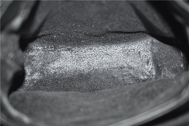 Authentic GUCCI Vintage Shoulder Cross Body Bag Purse Leather Black Junk 2858E