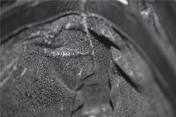 Authentic GUCCI Vintage Shoulder Cross Body Bag Purse Leather Black Junk 2858E