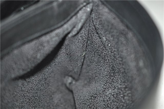 Authentic GUCCI Vintage Shoulder Cross Body Bag Purse Leather Black Junk 2858E