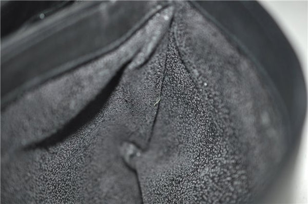 Authentic GUCCI Vintage Shoulder Cross Body Bag Purse Leather Black Junk 2858E