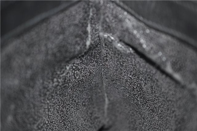 Authentic GUCCI Vintage Shoulder Cross Body Bag Purse Leather Black Junk 2858E