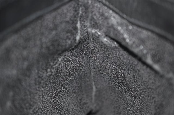 Authentic GUCCI Vintage Shoulder Cross Body Bag Purse Leather Black Junk 2858E