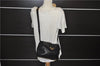 Authentic GUCCI Vintage Shoulder Cross Body Bag Purse Leather Black Junk 2858E