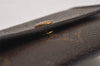 Authentic Louis Vuitton Monogram Porte Monnaie Plat Coin Purse M61930 LV 2858I