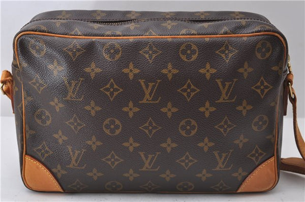 Auth Louis Vuitton Monogram Trocadero 30 Shoulder Cross Body Bag M51272 LV 2859D
