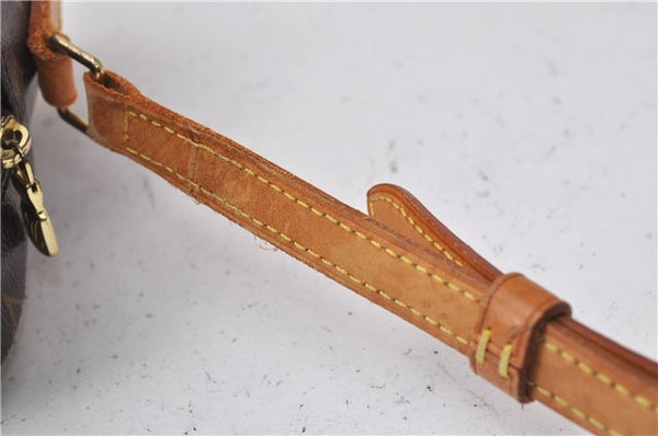 Auth Louis Vuitton Monogram Trocadero 30 Shoulder Cross Body Bag M51272 LV 2859D