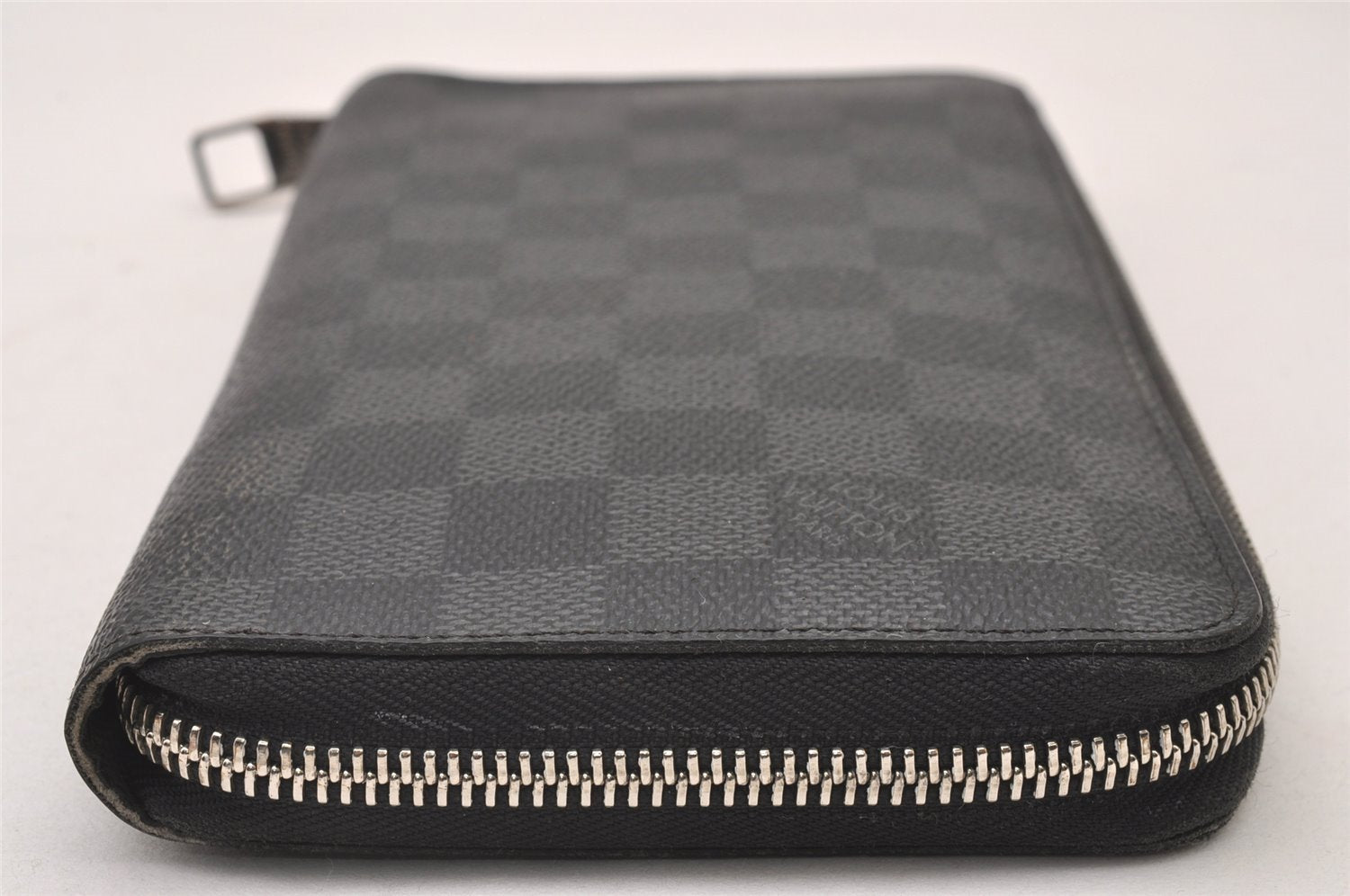 Authentic Louis Vuitton Damier Graphite Zippy Organizer Wallet N63077 LV 2859I