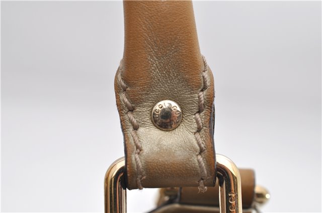 Authentic GUCCI Guccissima Sukey Shoulder Tote Bag GG Leather 211944 Gold 2860E