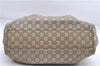 Authentic GUCCI Guccissima Sukey Shoulder Tote Bag GG Leather 211944 Gold 2860E