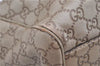Authentic GUCCI Guccissima Sukey Shoulder Tote Bag GG Leather 211944 Gold 2860E