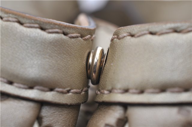 Authentic GUCCI Guccissima Sukey Shoulder Tote Bag GG Leather 211944 Gold 2860E