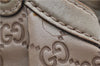 Authentic GUCCI Guccissima Sukey Shoulder Tote Bag GG Leather 211944 Gold 2860E