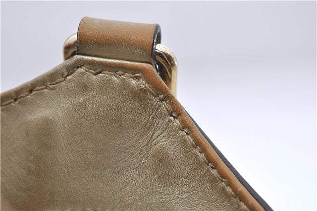 Authentic GUCCI Guccissima Sukey Shoulder Tote Bag GG Leather 211944 Gold 2860E