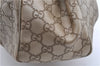 Authentic GUCCI Guccissima Sukey Shoulder Tote Bag GG Leather 211944 Gold 2860E