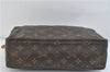 Auth Louis Vuitton Monogram Trousse Toilette 28 Clutch Hand Bag M47522 LV 2862D