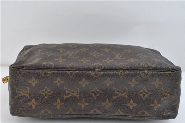 Auth Louis Vuitton Monogram Trousse Toilette 28 Clutch Hand Bag M47522 LV 2862D