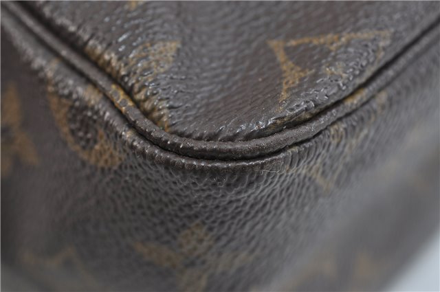 Auth Louis Vuitton Monogram Trousse Toilette 28 Clutch Hand Bag M47522 LV 2862D