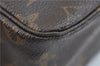Auth Louis Vuitton Monogram Trousse Toilette 28 Clutch Hand Bag M47522 LV 2862D