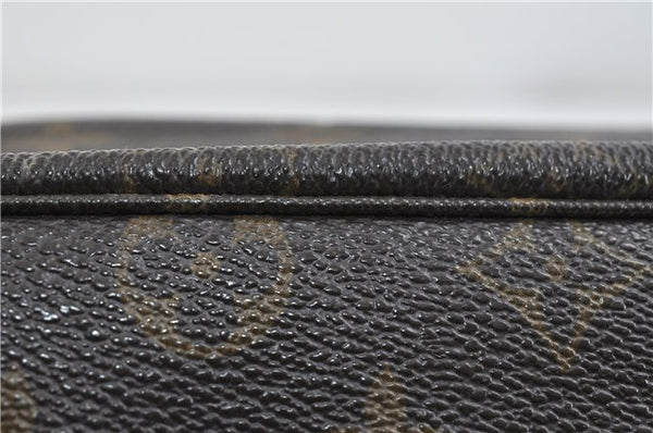 Auth Louis Vuitton Monogram Trousse Toilette 28 Clutch Hand Bag M47522 LV 2862D