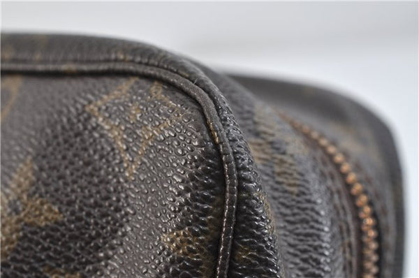 Auth Louis Vuitton Monogram Trousse Toilette 28 Clutch Hand Bag M47522 LV 2862D