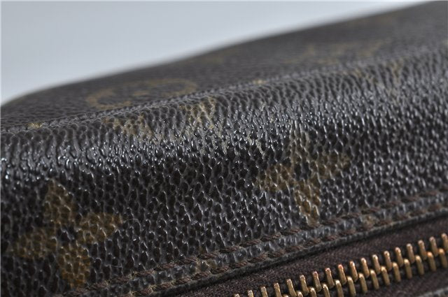 Auth Louis Vuitton Monogram Trousse Toilette 28 Clutch Hand Bag M47522 LV 2862D