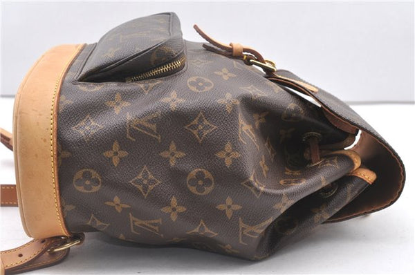 Authentic Louis Vuitton Monogram Montsouris MM Backpack M51136 LV 2862F
