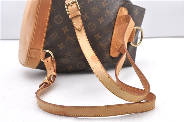Authentic Louis Vuitton Monogram Montsouris MM Backpack M51136 LV 2862F