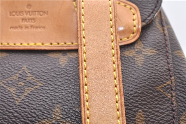 Authentic Louis Vuitton Monogram Montsouris MM Backpack M51136 LV 2862F
