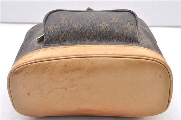 Authentic Louis Vuitton Monogram Montsouris MM Backpack M51136 LV 2862F