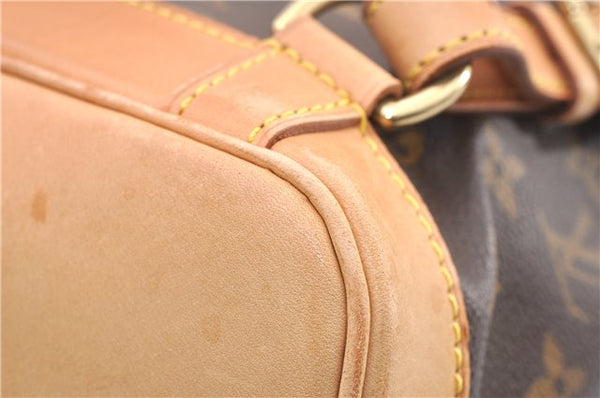 Authentic Louis Vuitton Monogram Montsouris MM Backpack M51136 LV 2862F