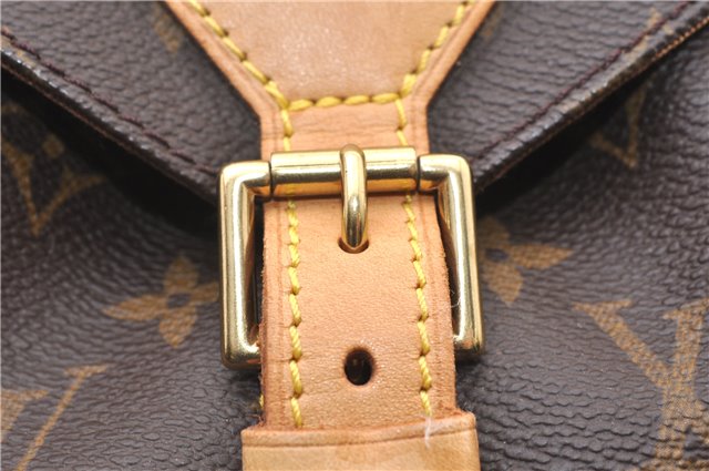 Authentic Louis Vuitton Monogram Montsouris MM Backpack M51136 LV 2862F