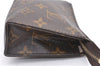 Authentic Louis Vuitton Monogram Poche Toilette 15 M47546 Cosmetics Pouch 2863F