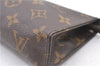 Authentic Louis Vuitton Monogram Poche Toilette 15 M47546 Cosmetics Pouch 2863F
