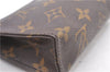 Authentic Louis Vuitton Monogram Poche Toilette 15 M47546 Cosmetics Pouch 2863F